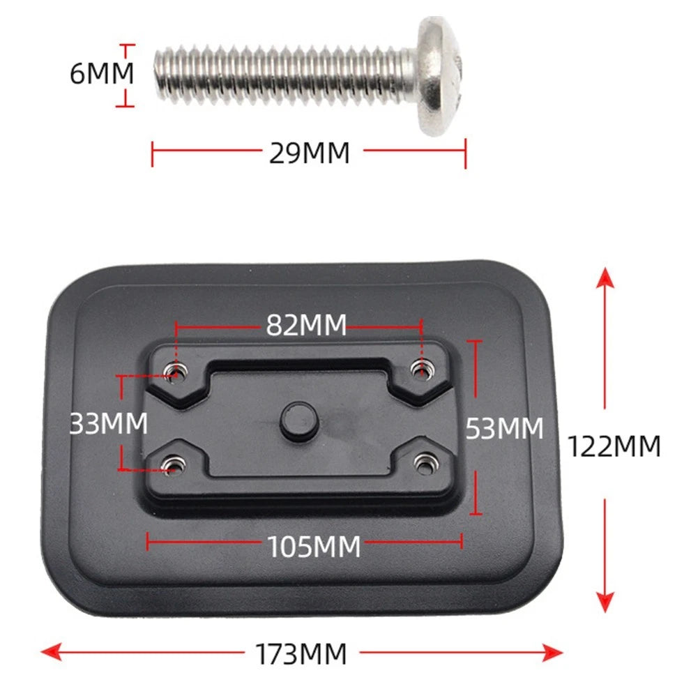 Secure fish finder bracket for inflatable and rubber boats