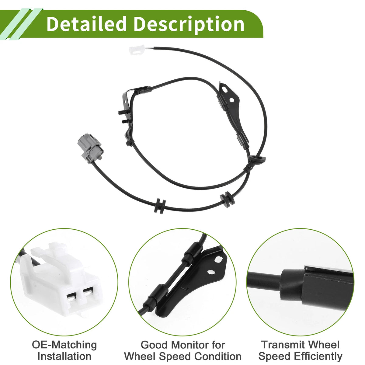 ABS Wheel Speed Sensor No. 8951612080 for Toyota Scion xB (2004–2015)