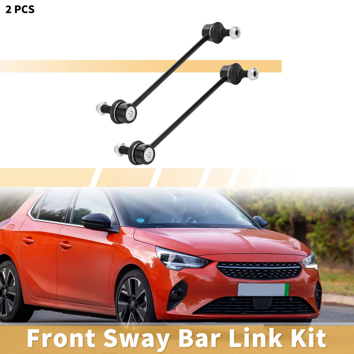 2X Front Stabilizer Sway Bar Link for Vauxhall Combo Tour (2001–2012) No.350610