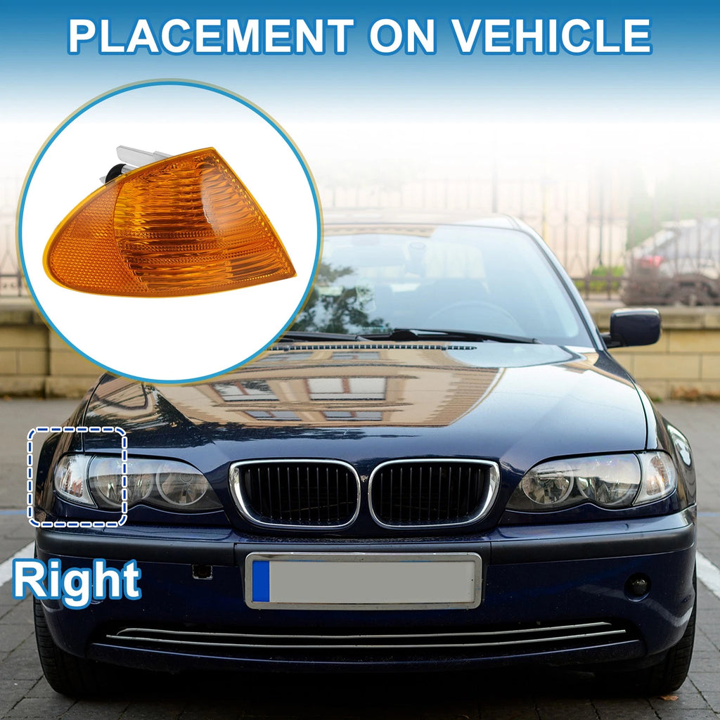 Right Corner Signal Light Cover Replacement for BMW 3 Series (1999–2001)