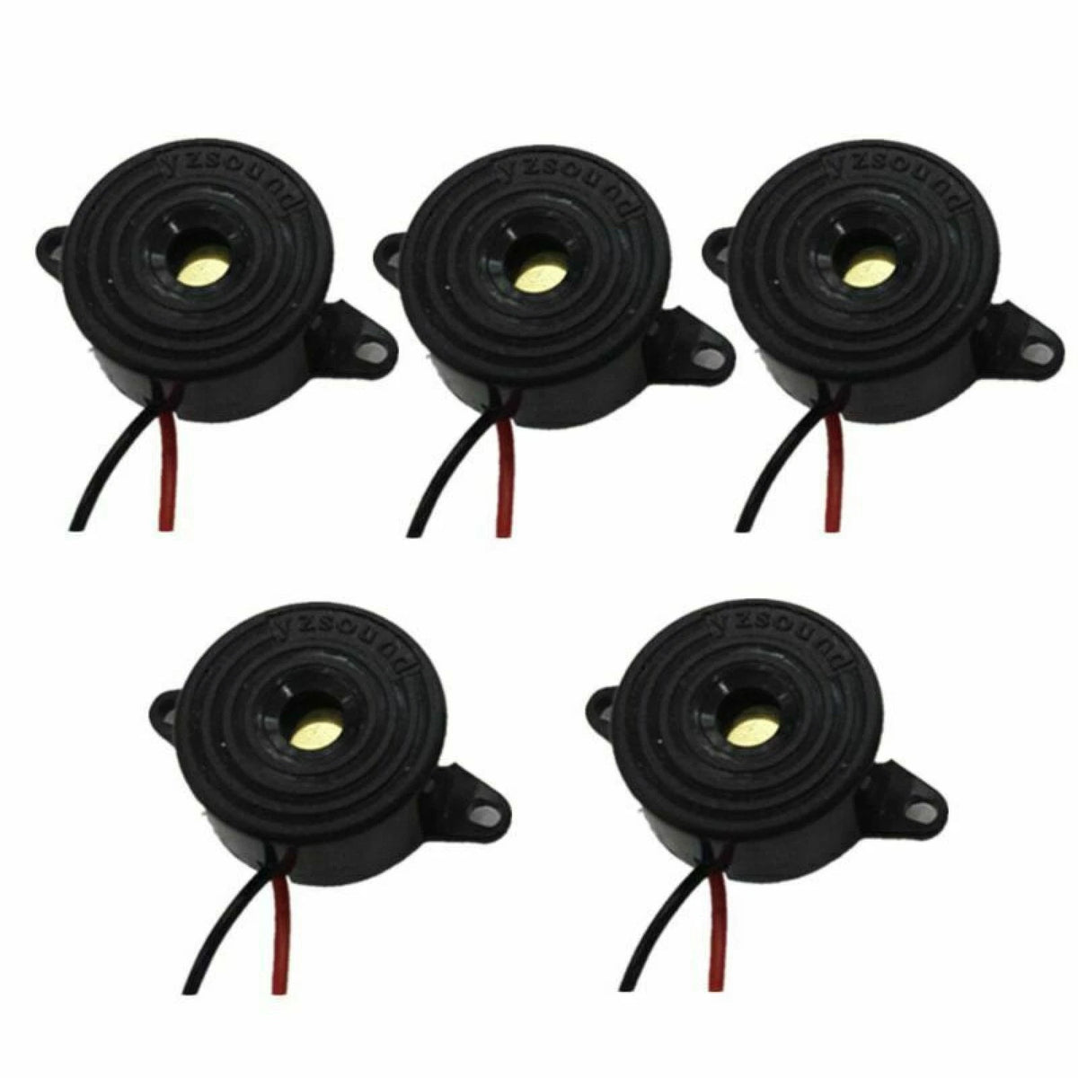 22mm Black Piezo Electronic Tone Buzzer Alarm for Universal Applications