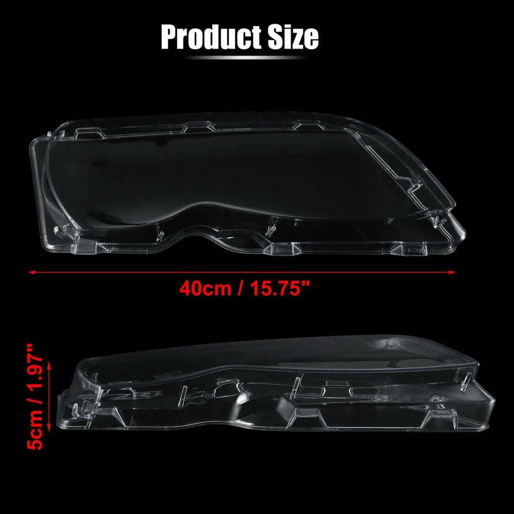 Headlight Lens Cover Right Front for BMW E46 4 Door (2002–2005)