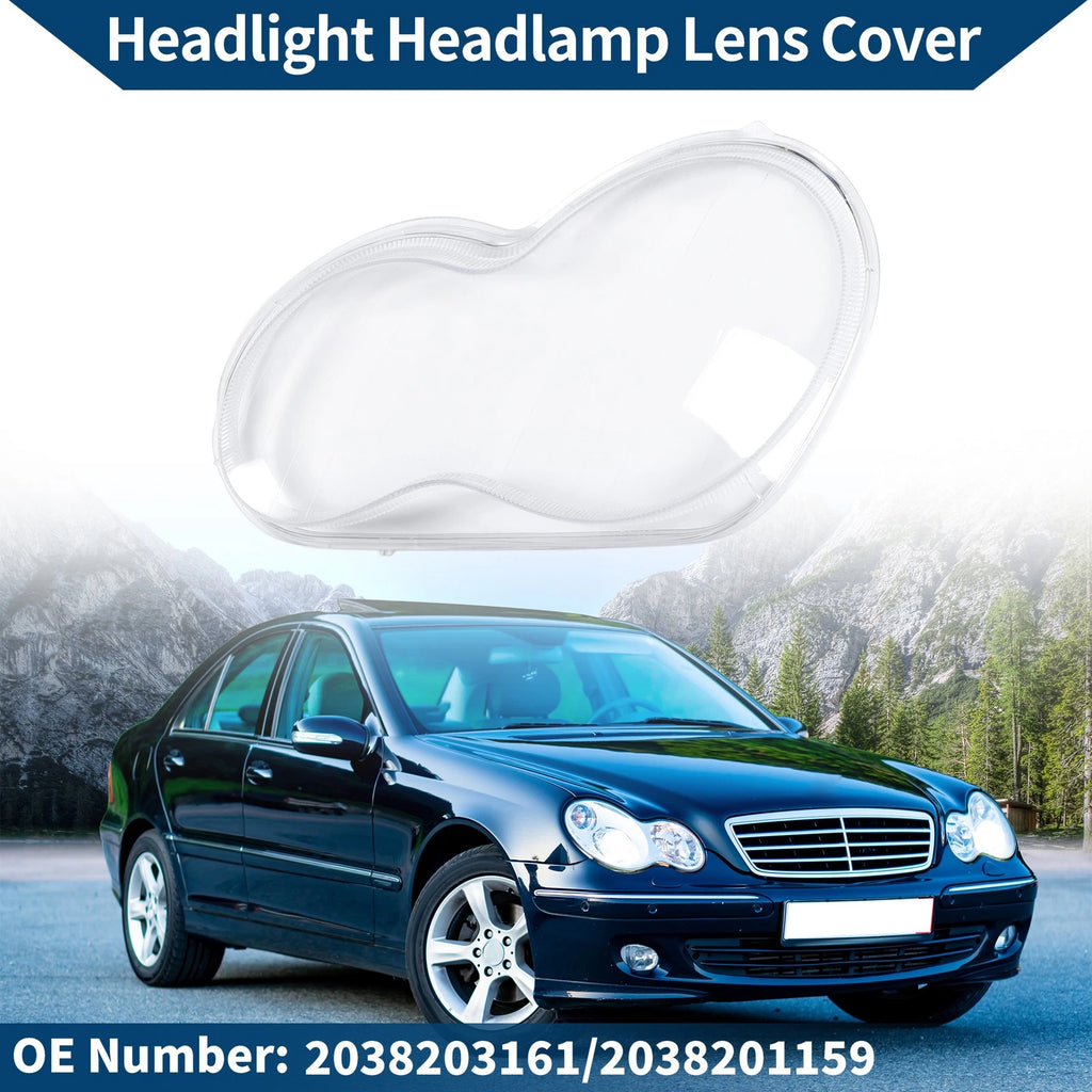 Front Left Headlight Lens Cover Replacement for Mercedes-Benz (2010–2016)