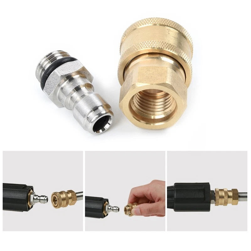 Stainless Steel Quick Connector Adapter for Automotive Applications