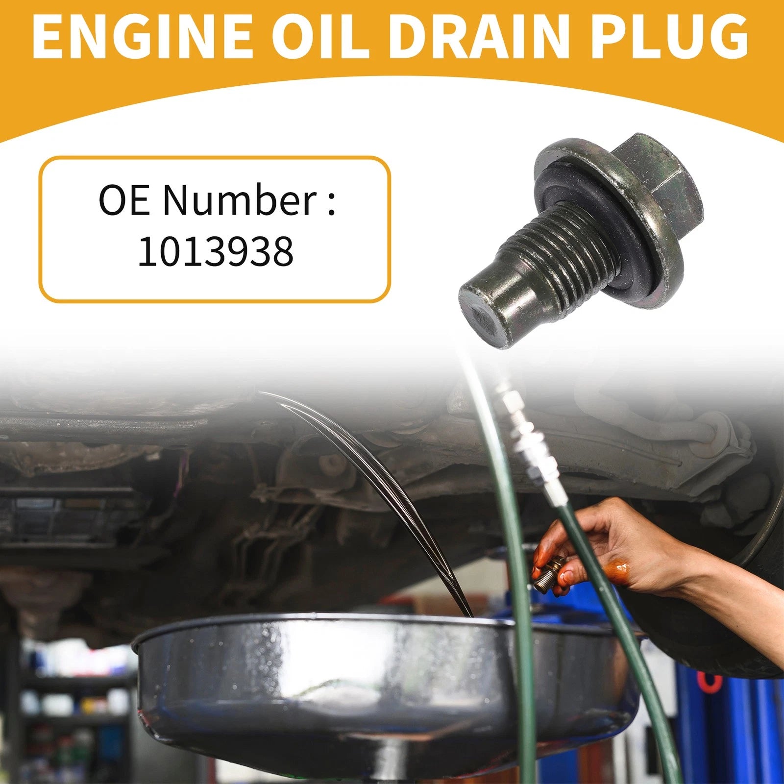 Oil Drain Plug Pan Thread Repair Kit for Ford F150 (1990–2020)
