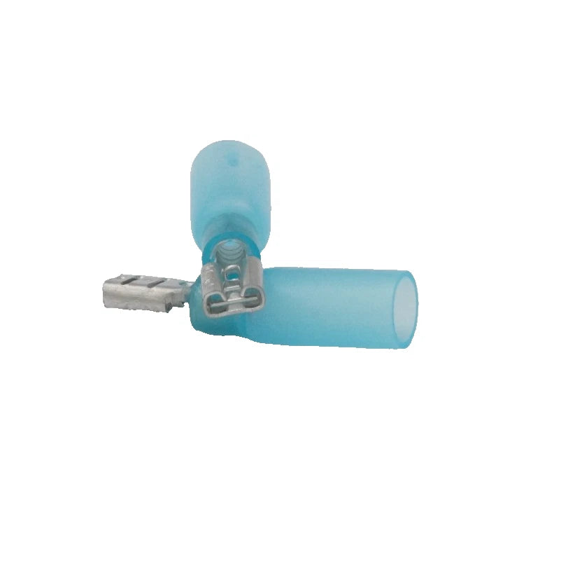 30-Pack Heat Shrink Push On Terminal for Marine 16-14 AWG
