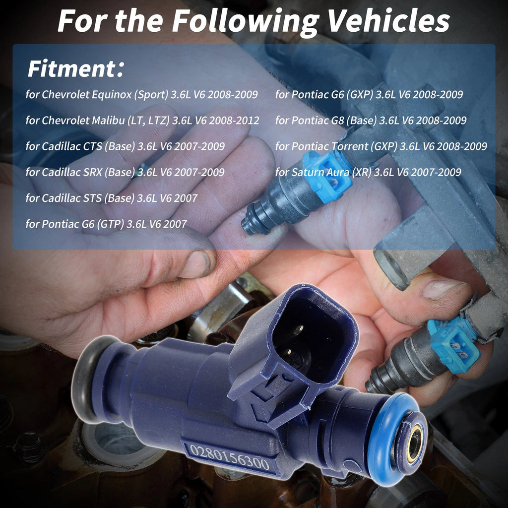 Fuel Injector Replacement for Chevrolet Equinox 3.6L V6 (2008–2009)