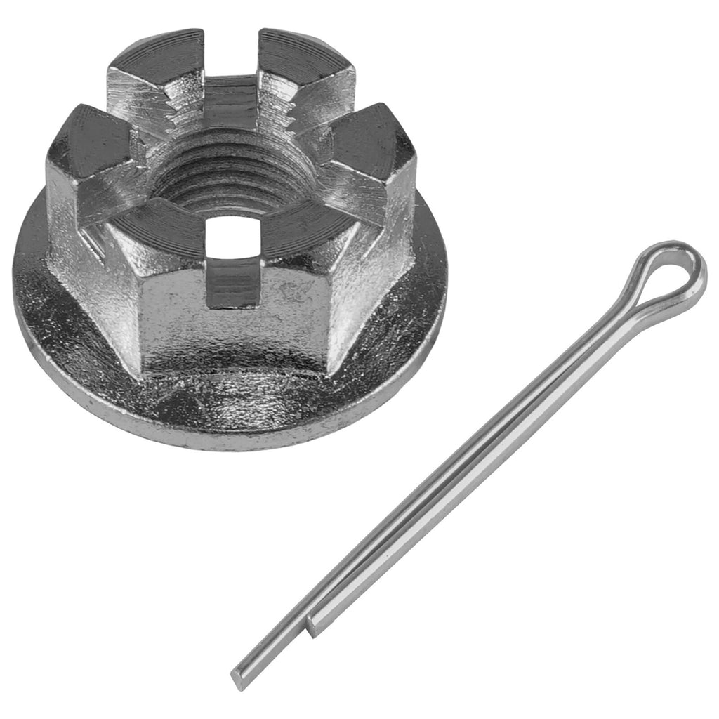 Front Axle Flanged Castle Nut and Cotter Pin for Honda TRX250EX (2001–2008)