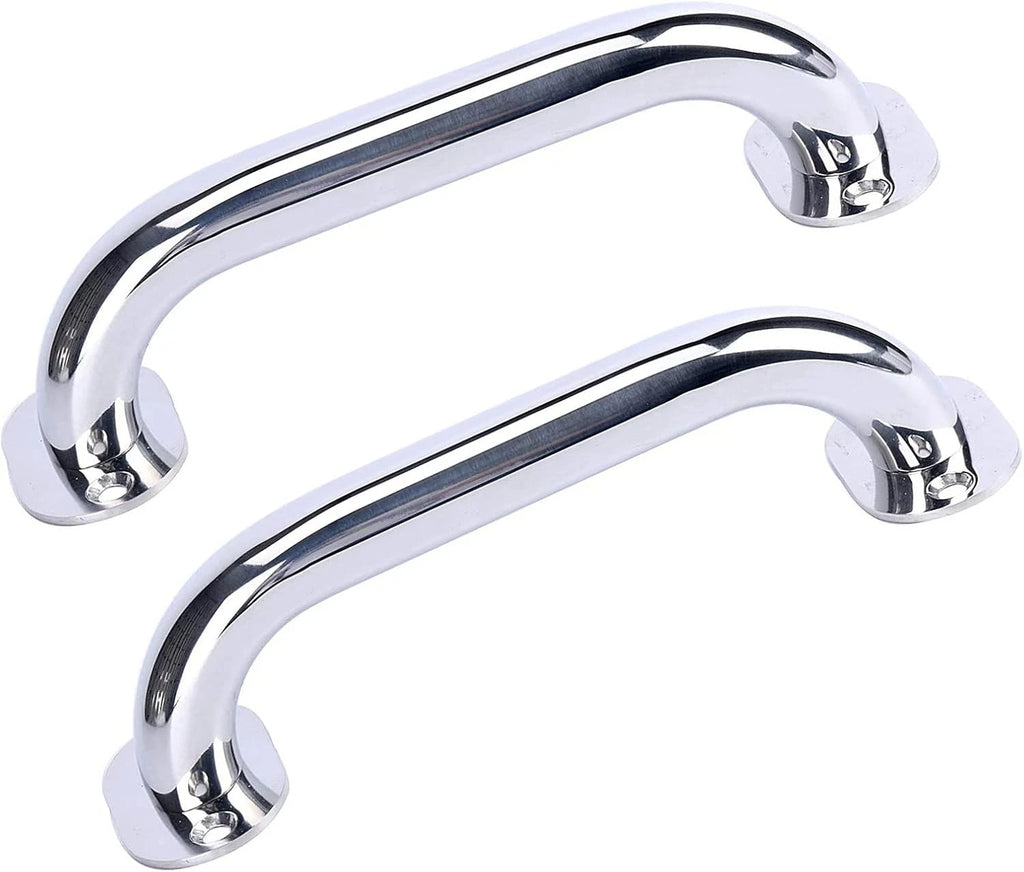 2 Pack Stainless Steel Polished Grab Handle for Boat (Marine)