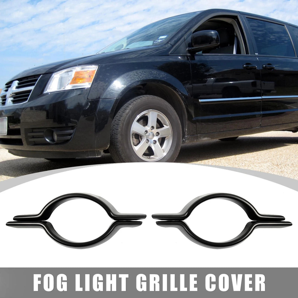 Fog Light Grille Cover Left Right Replacement Set for Dodge Journey (2009–2010)