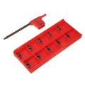 Carbide Inserts Lathe Wrench Kit for DCMT0702 EM YBC205 (Replacement)