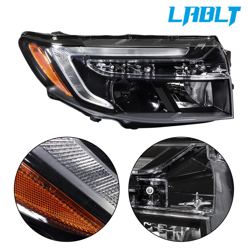 Right Side Headlight Assembly w/5-Pin Plug for Honda Ridgeline (2021–2025)