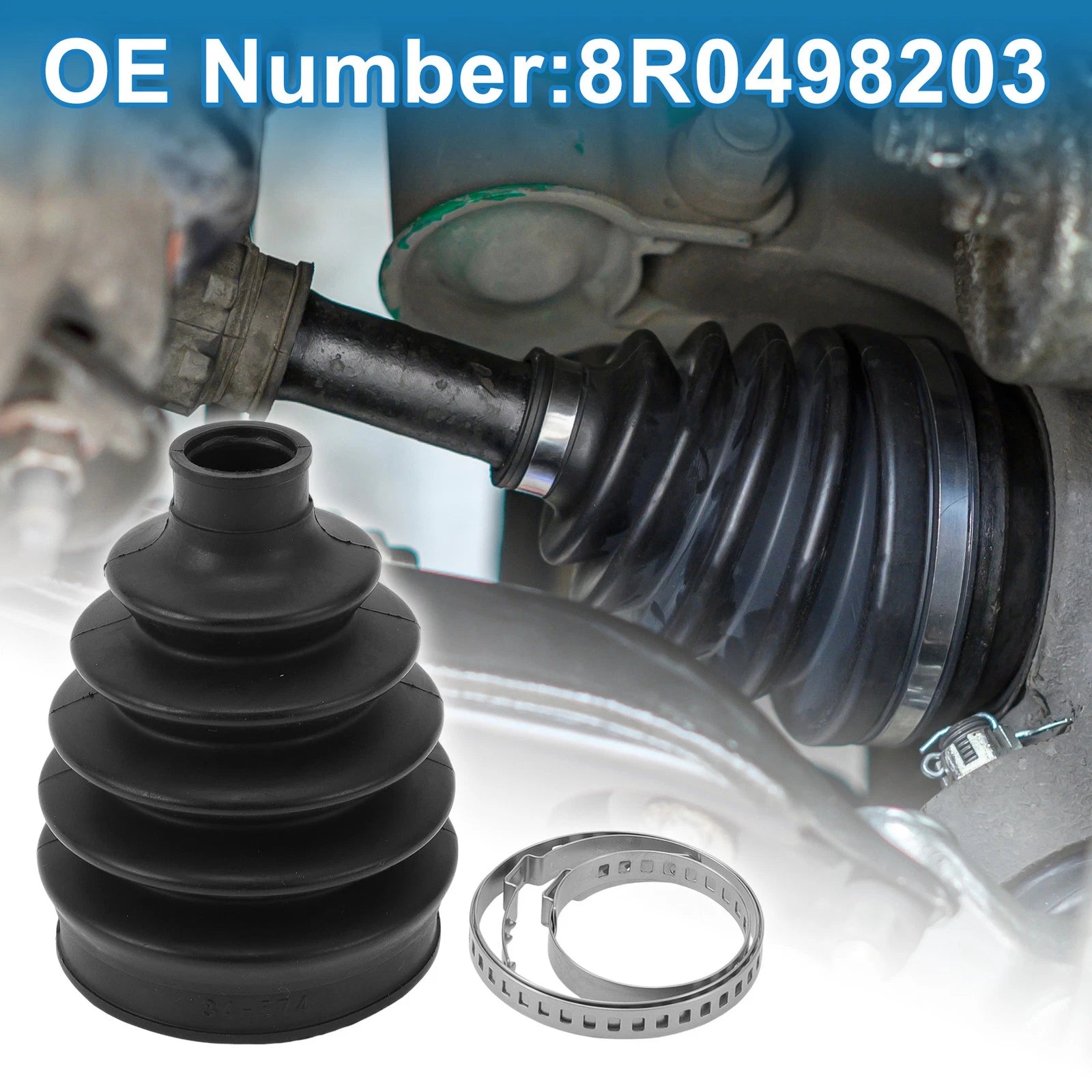 Outer CV Joint Boot Kit Replacement with Clamps for Audi Q5 (2013–2017)