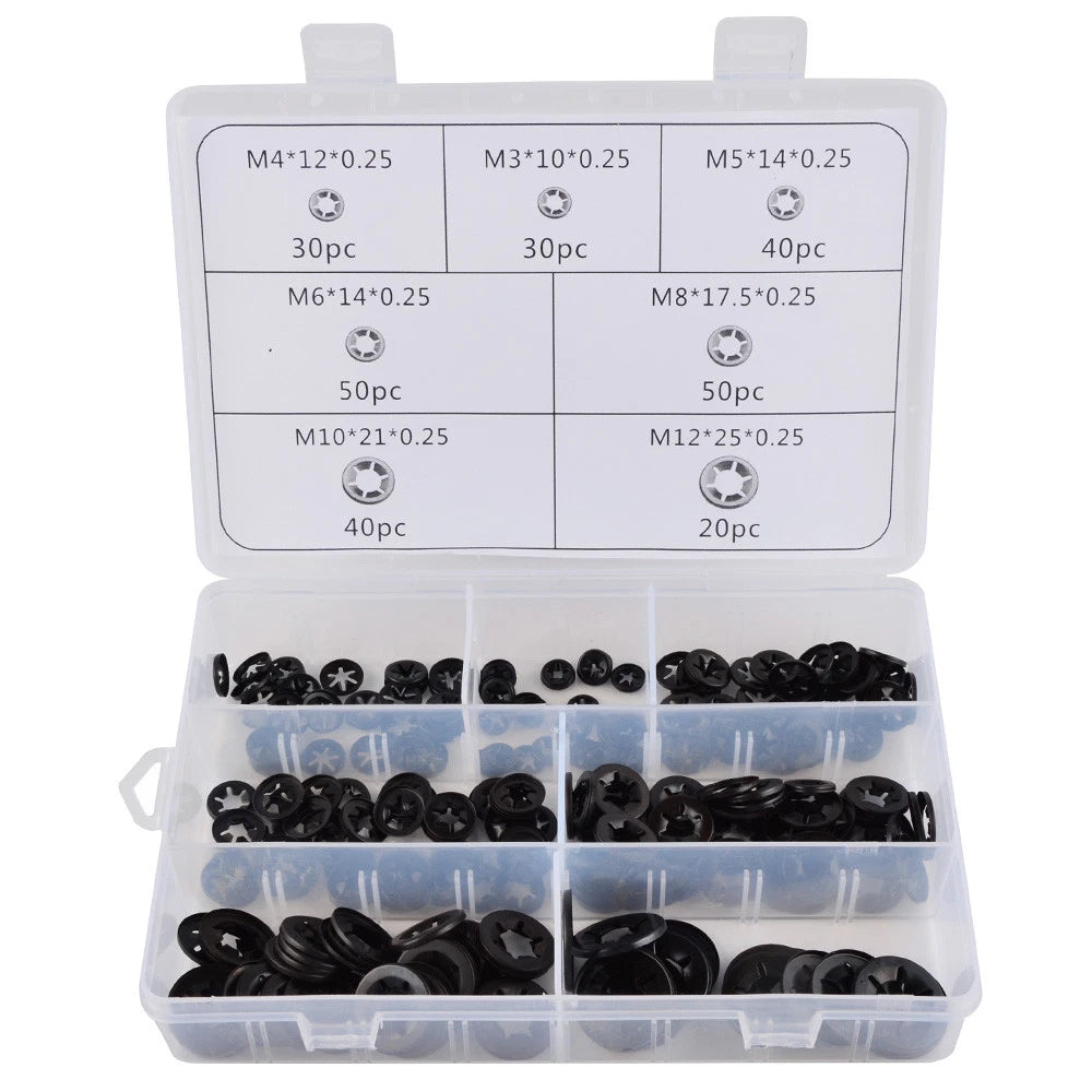 Internal Tooth Star Lock Washers Kit for Automotive Applications