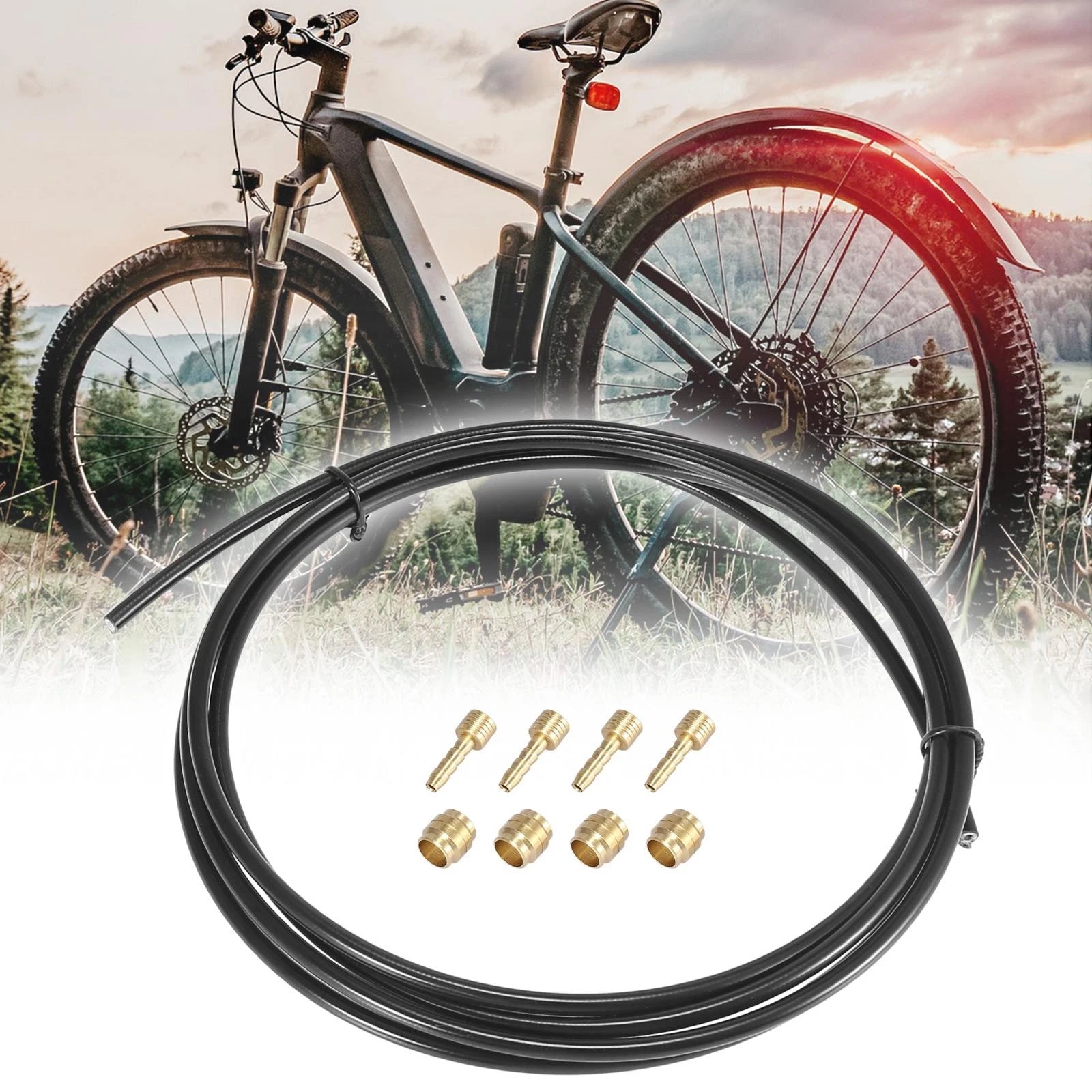 Hydraulic Brake Hose Kit with Brass Fitting for Magura (2005–2015)