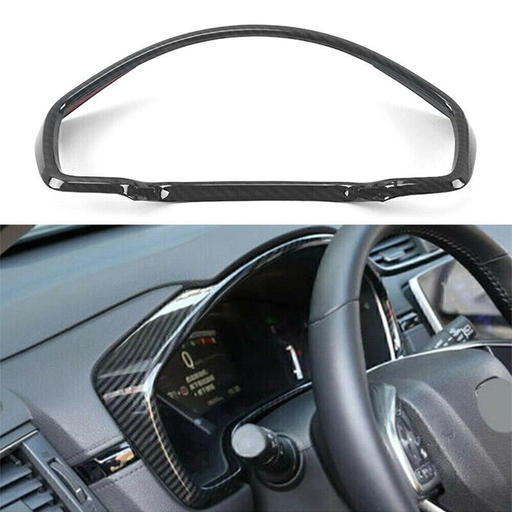 Carbon Fiber Central Console Dash Panel Frame Trim for Honda CR-V (2017–2020)