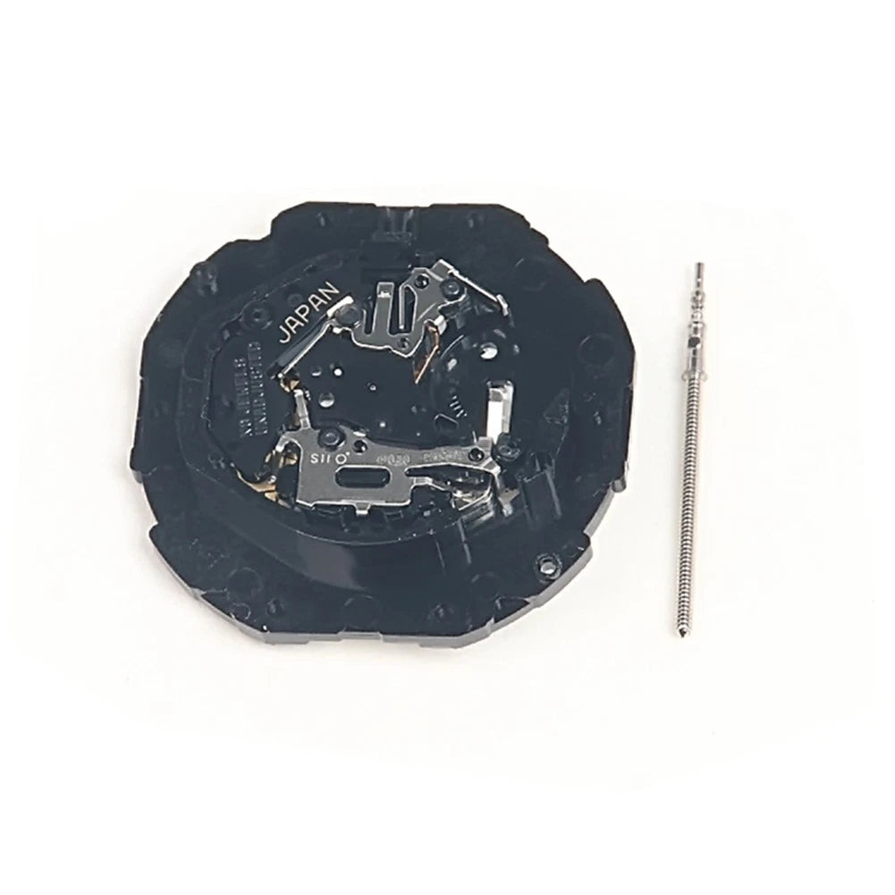 3 Hands Quartz Watch Movement with Stem & Battery for Universal Fit