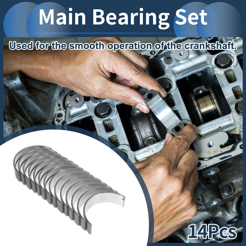 Main Bearing Set Replacement for Toyota Cressida (1984–1988) 14 Piece