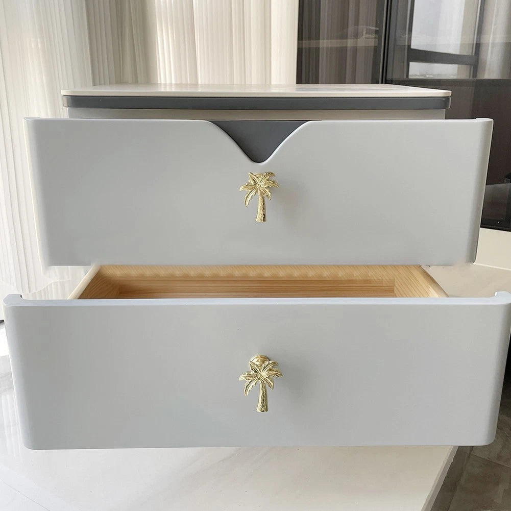 Coconut Palm Design Cabinet Pulls for Kitchen and Bathroom Revamps
