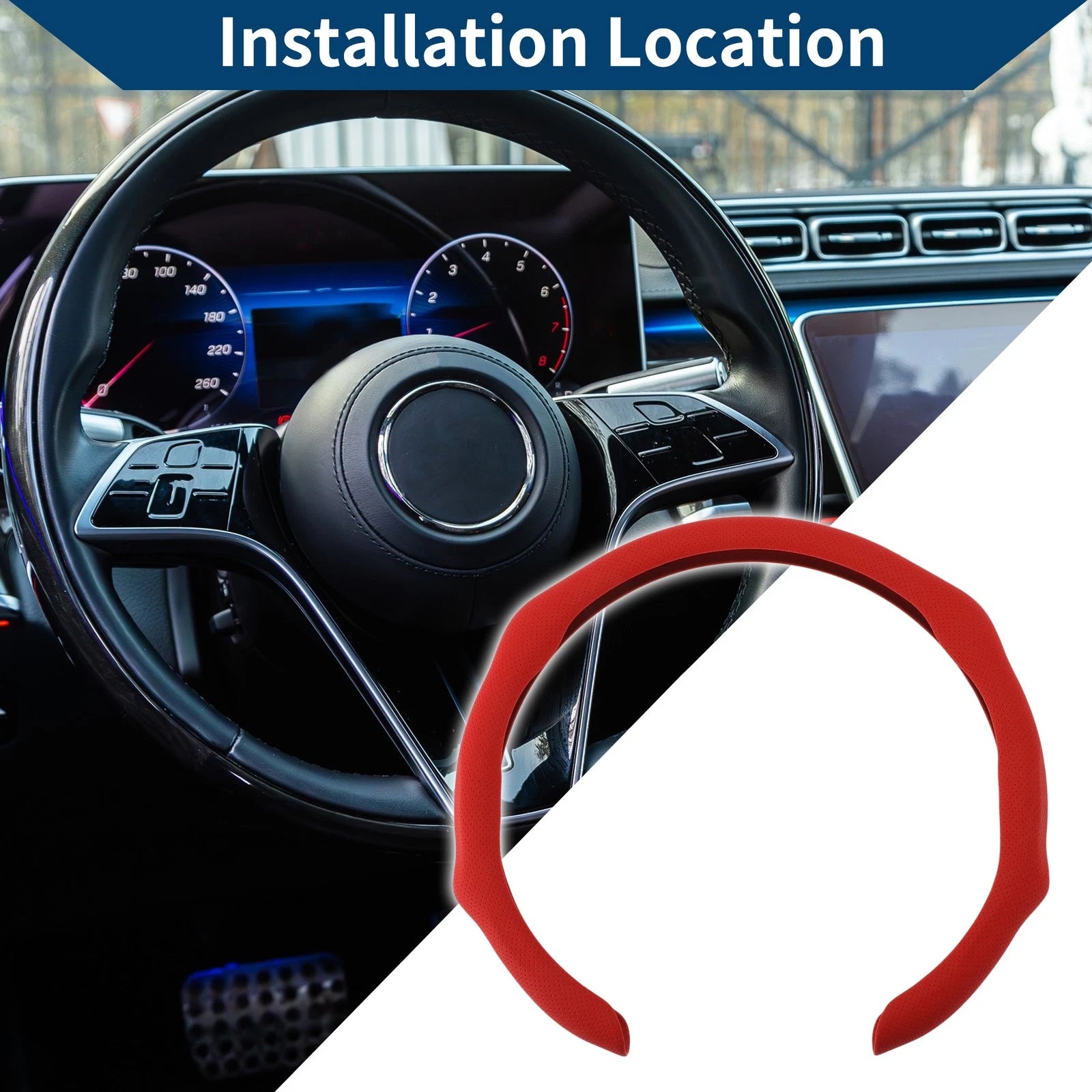 Steering Wheel Cover for ABS Car (14.96")