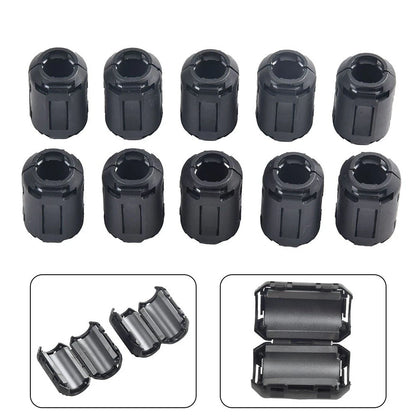 10x Ferrite Core Noise Suppressor Rings for Noise Cancellation