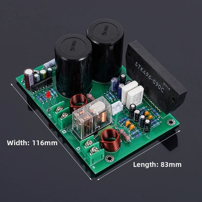 200W Audio Power Board for STK496-090 (ABS Housing, 11.7x7.3x5.2cm)