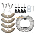 Front & Rear Brake Shoes w/Pin Kits for Honda TRX500FA/FGA Rubicon 500 (2001–2004)