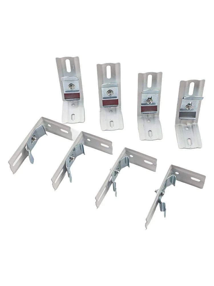 L Shaped Bracket Set of 8 for Vertical Blinds (1.5 Inch Head Rails)