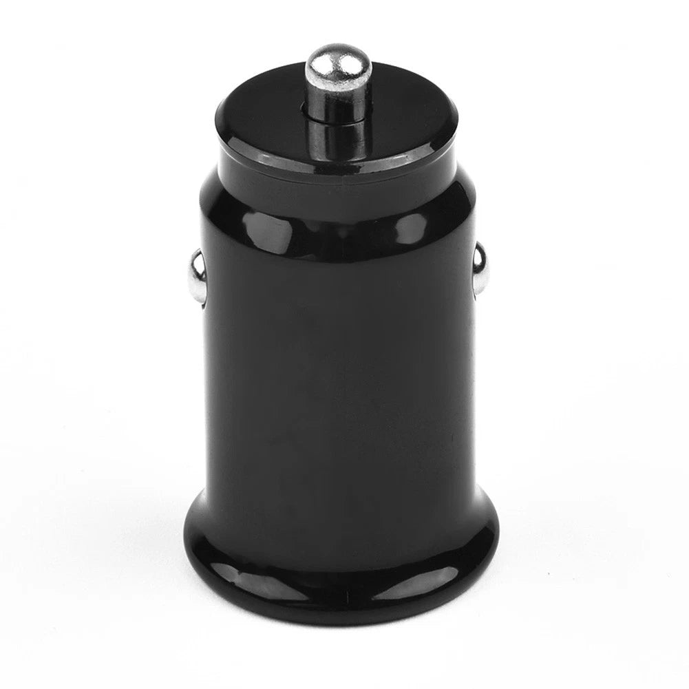 2 Way Dual USB Fast Car Charger Socket Adapter for Vehicles (12V)