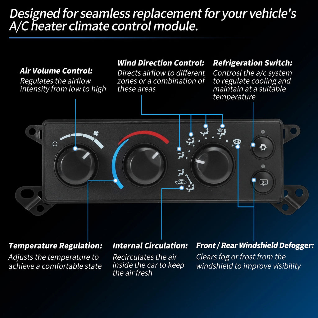 A/C Heater Climate Control Module for Ram 1500 2500 3500 (2006–2008)