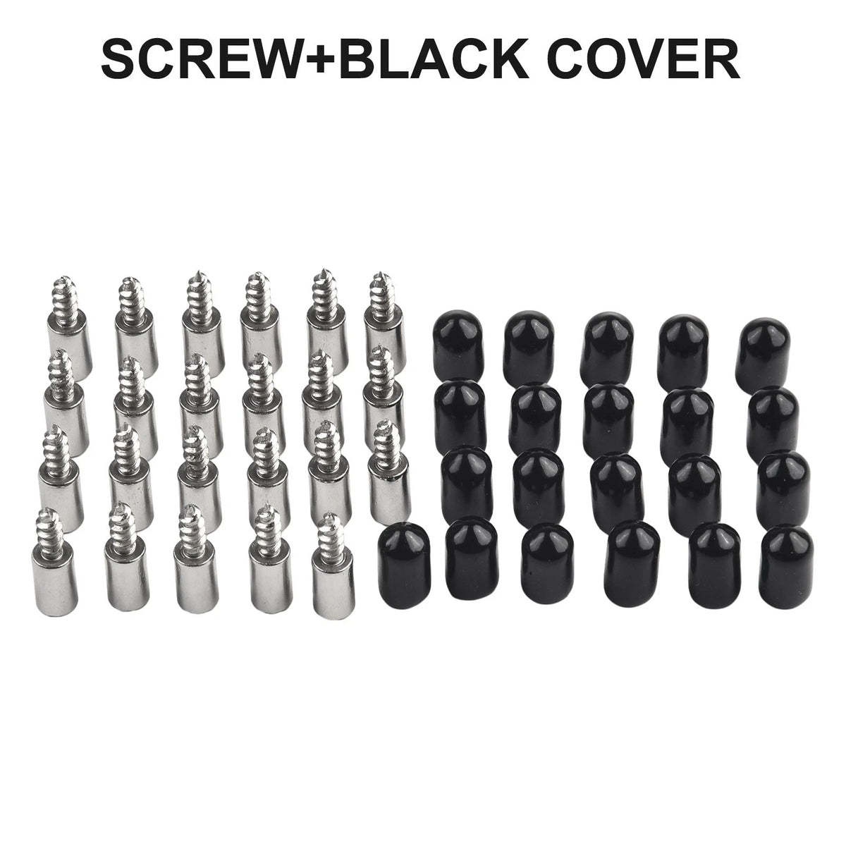 Set of 40 Self-tapping Screws 25.5x7.5mm for Automotive Applications