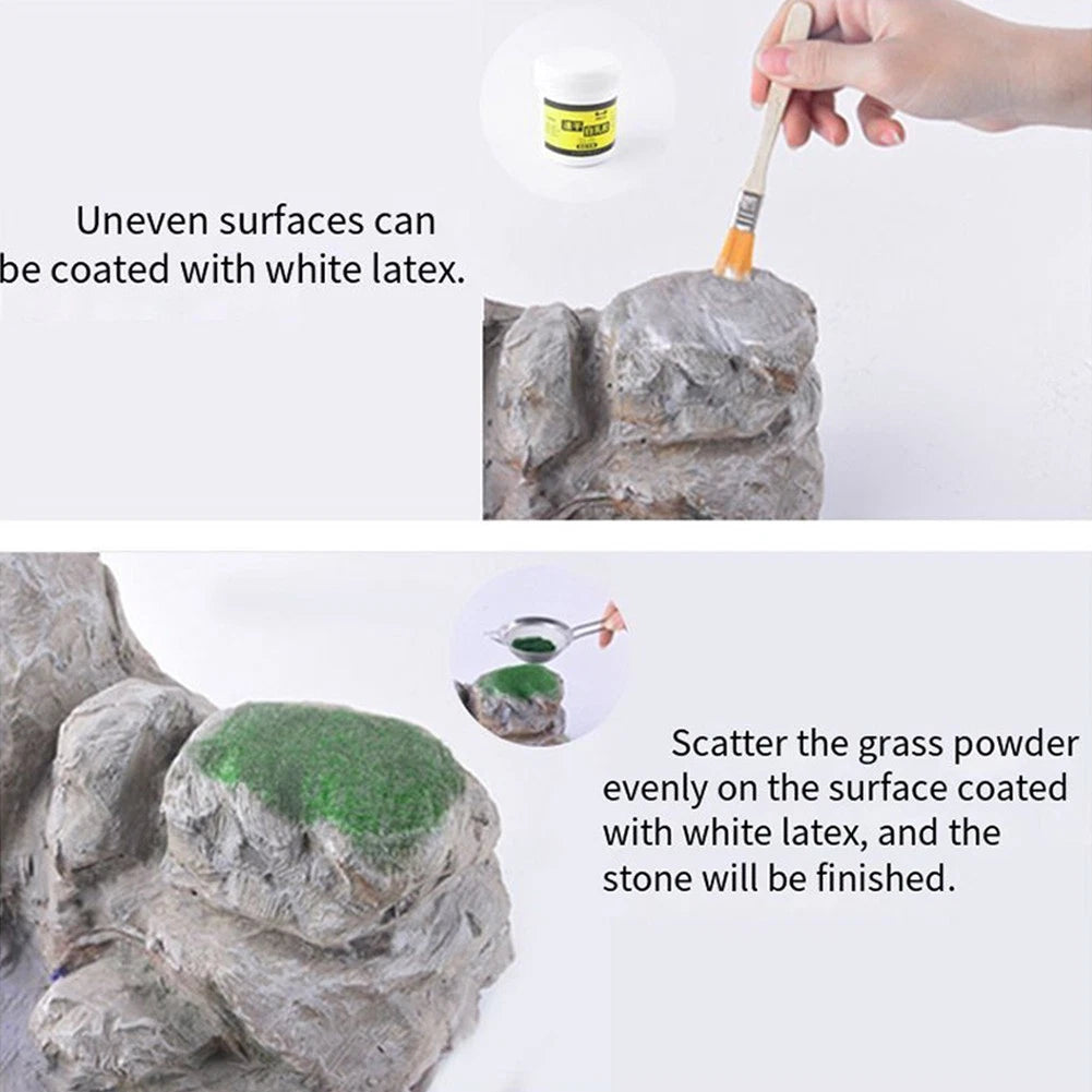 Artificial Grass Powder for Model Railway Diorama (3mm)