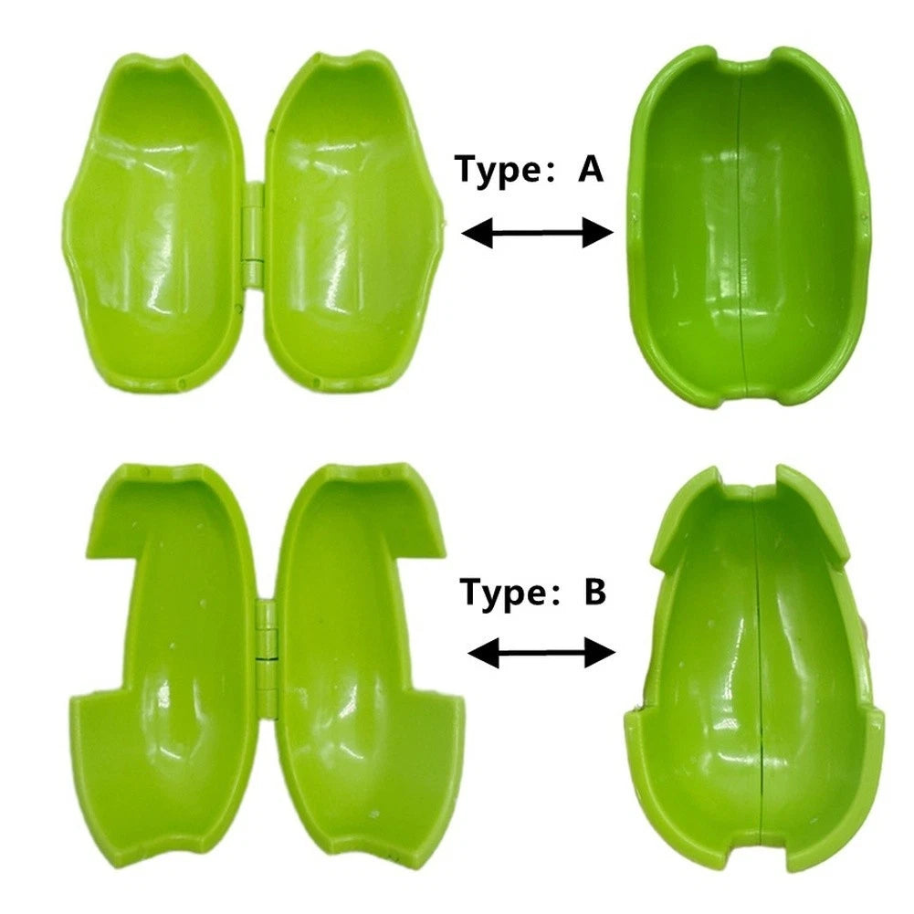 Fly Feeder Bait Loader for Accurate Casting (Green Plastic Shell)