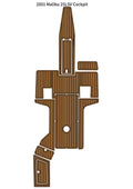 EVA Foam Faux Teak Deck Floor Mat for Malibu 25 LSV (2001)