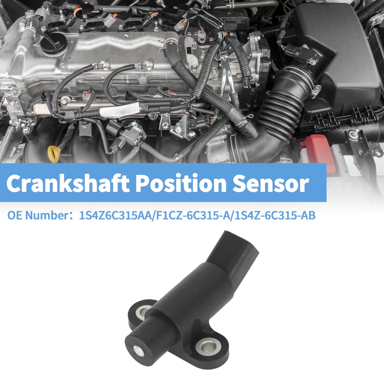 Crankshaft Position Sensor for Ford Focus 2.0 (2000–2003) 1S4Z6C315AA