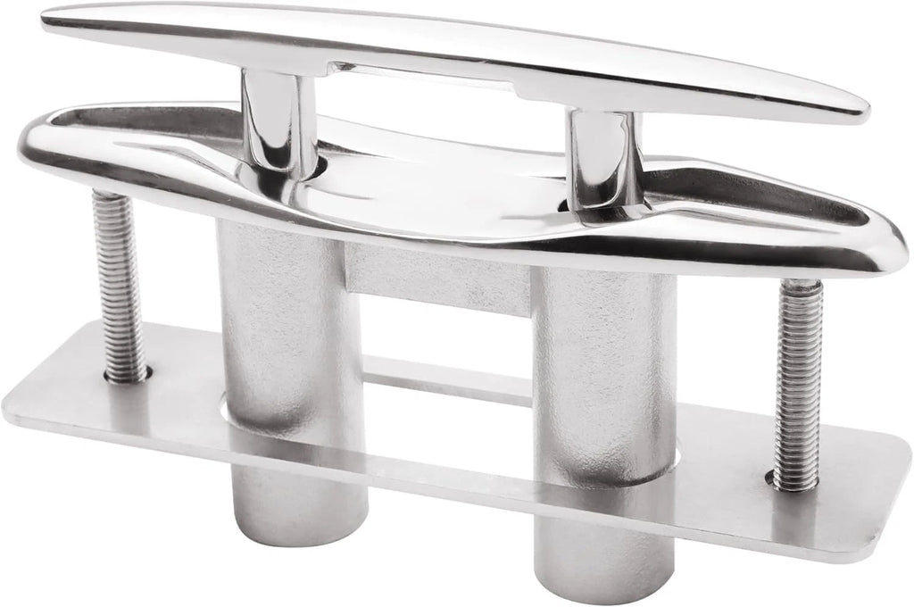 8" Pull Up Deck Cleat for Marine (316 Stainless Steel)