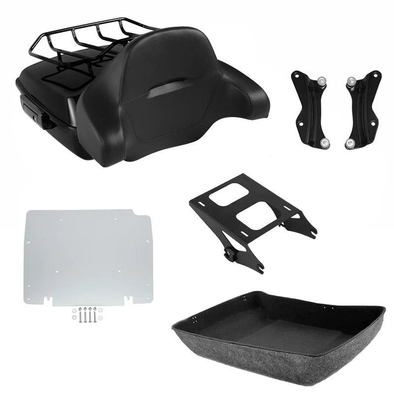 Trunk Backrest Pad Mounting Rack for Harley Road Glide (2014–2026)