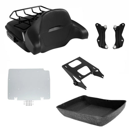 Trunk Backrest Pad Mounting Rack for Harley Road Glide (2014–2026)