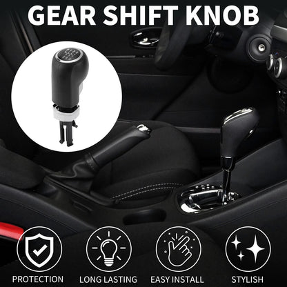 6 Speed Manual Gear Shifter Knob for Opel Corsa D (2006–2015) Plastic