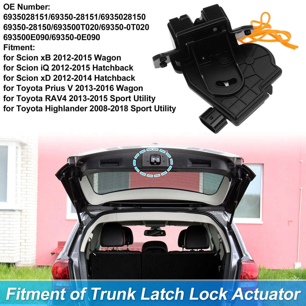 Rear Trunk Latch Lock Actuator for Scion xB (2012–2015) 6935028151