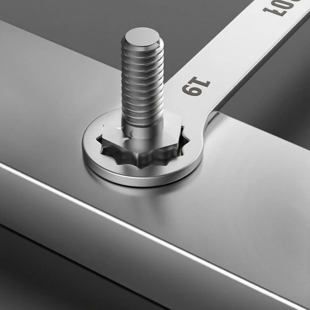 Open-end Wrench for Home Maintenance (Slim Profile, Rust-resistant)