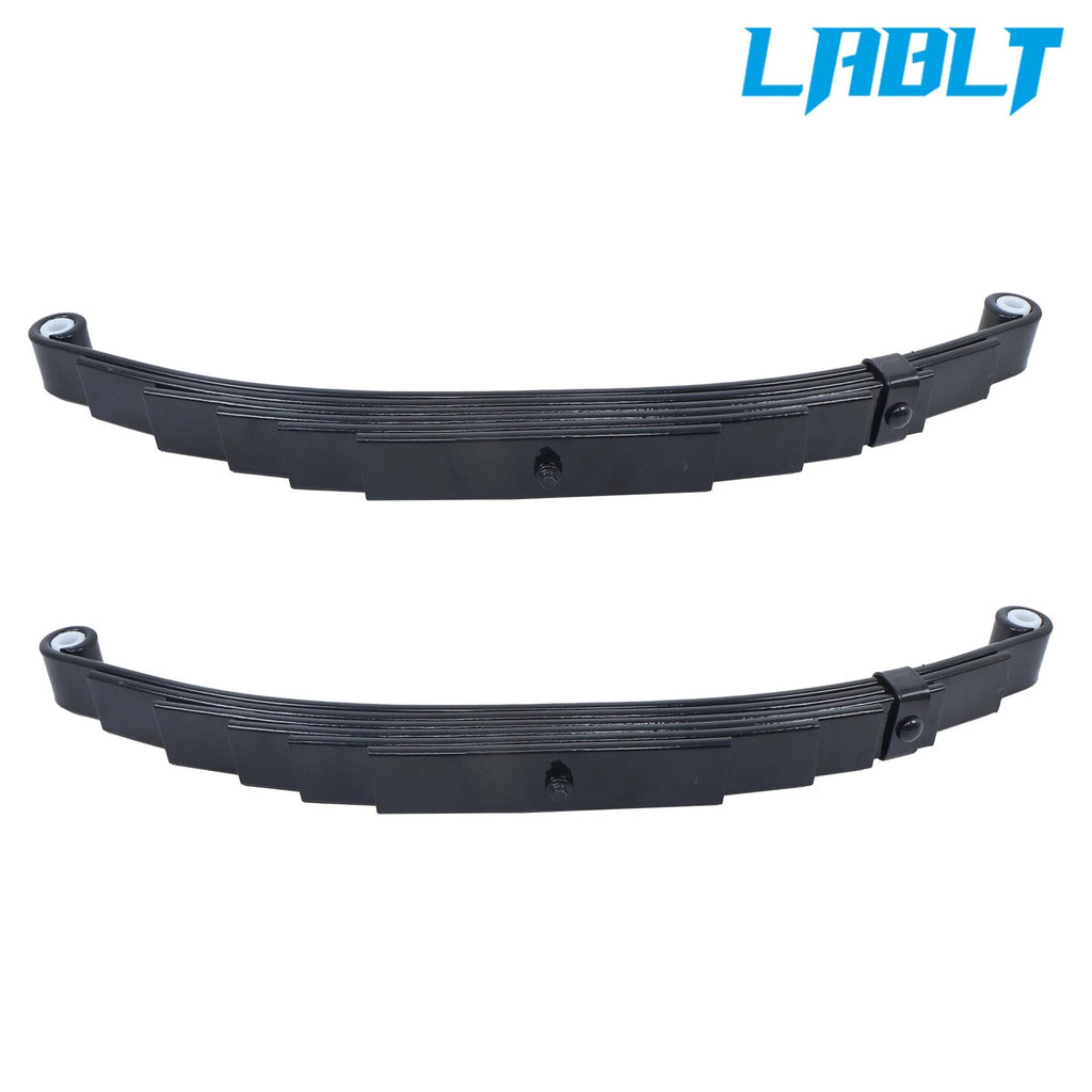 2X 7000 lbs Trailer Leaf Springs 6 Leaf Double Eye (3500 lbs Cap)
