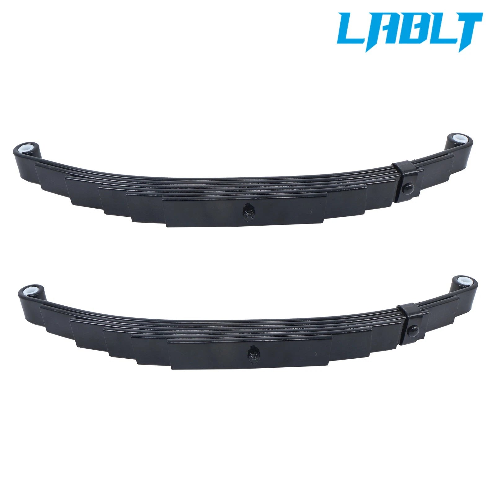 2X 7000 lbs Trailer Leaf Springs 6 Leaf Double Eye (3500 lbs Cap)