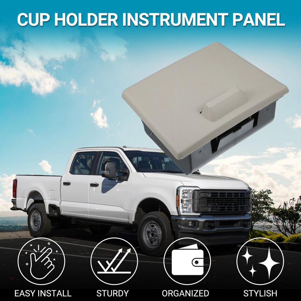 Cup Holder for Ford F-250 Super Duty 2008–2010 Panel Drink Holder Khaki