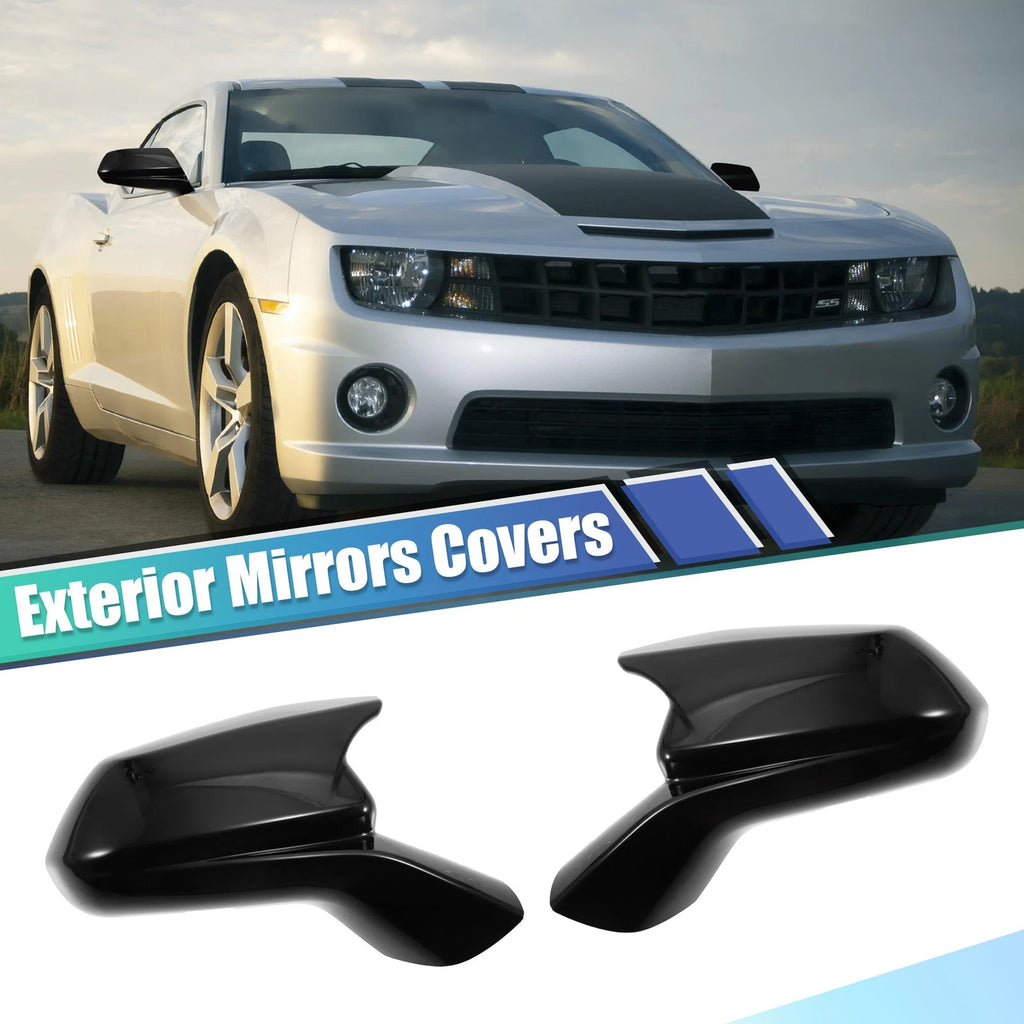 Pair Rearview Side Mirror Cover Trim Replacement for Chevrolet Camaro (2016–2023)