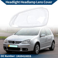 1 Pc Headlight Lens Cover for VW Golf (2006–2014) No. 1K6941005S Clear