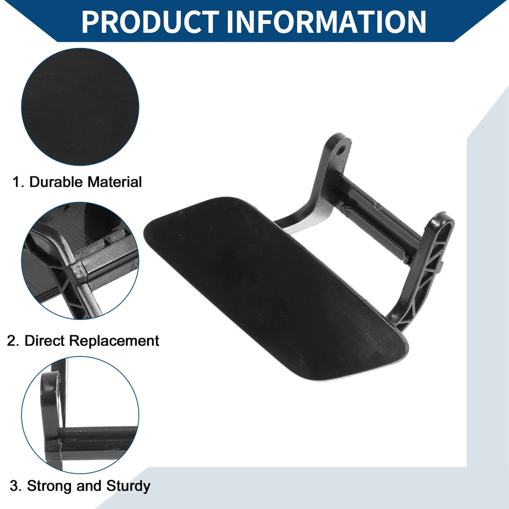 Front Left Washer Nozzle Cover Cap for Audi A3 (2008–2014) 1 Pcs Unpainted