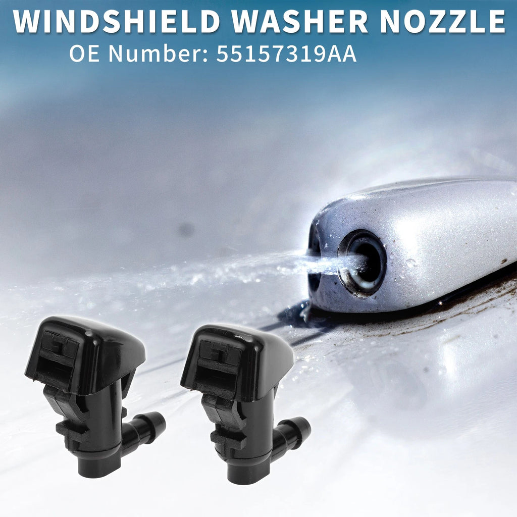 Front Windshield Washer Nozzles Replacement Set for Jeep Grand Cherokee WK2 (2014–2018)