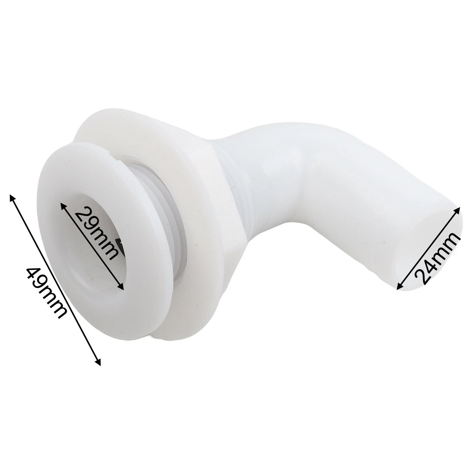 Nylon 90 Degree Hose Elbow Fitting for Boat Drainage Systems