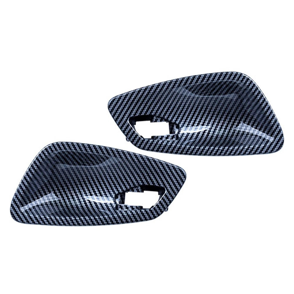 2X Interior Door Handle Shell Cover for BMW 3 Series E90 (2005–2012) ABS Carbon Fiber